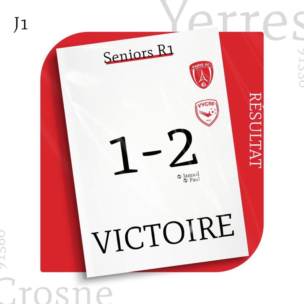 7/9 SENIORS R 1 / Victoire 1-2