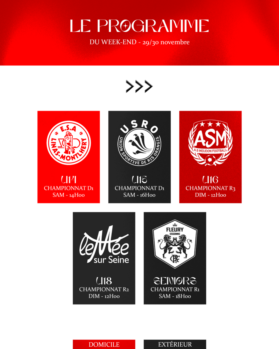 Programme du week-end