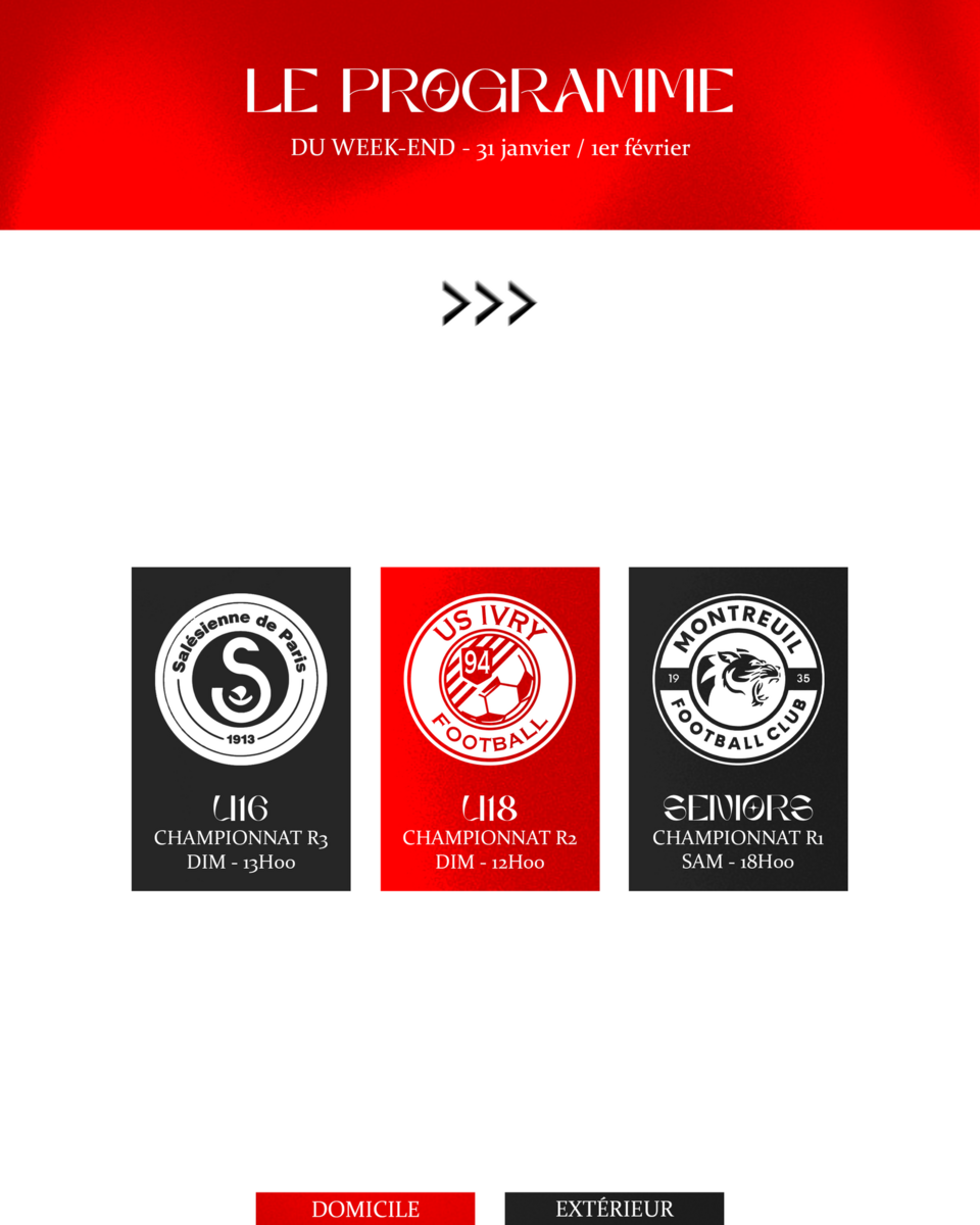 Programme du week-end