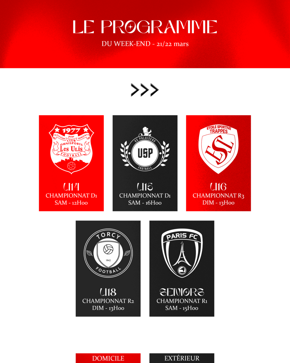 Programme du week-end