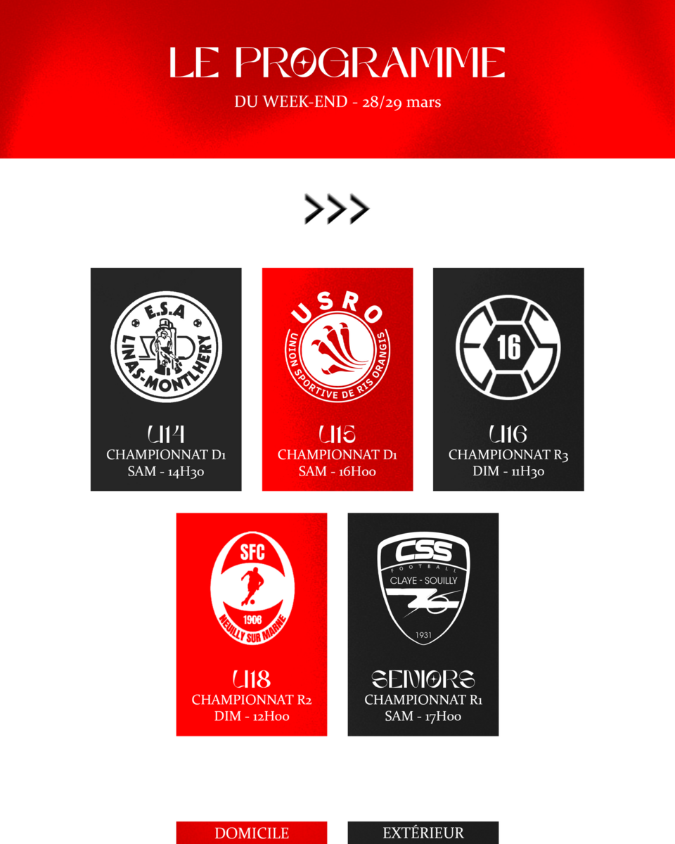 Programme du week-end