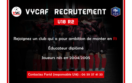 Recrutement U18