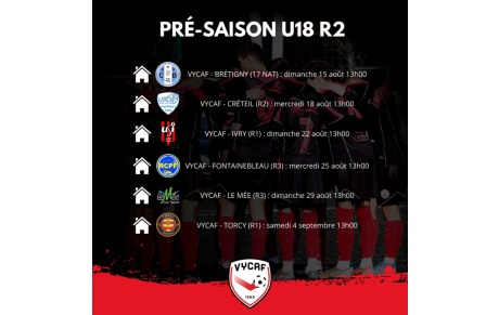 Pré-saison U18 R2