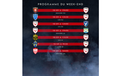 Programme du week-end