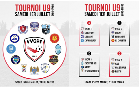 1er JUILLET TOURNOI U 9