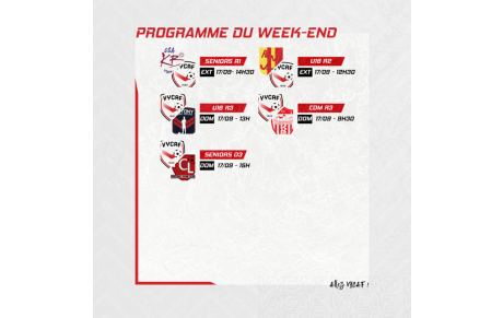 Programme du week-end