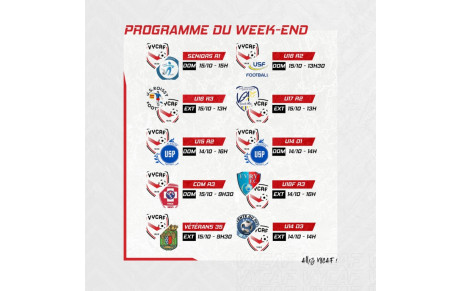 Programme du week-end