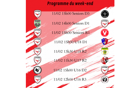 Programme du week-end