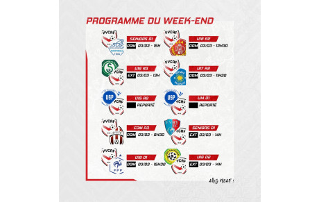 Programme du week-end