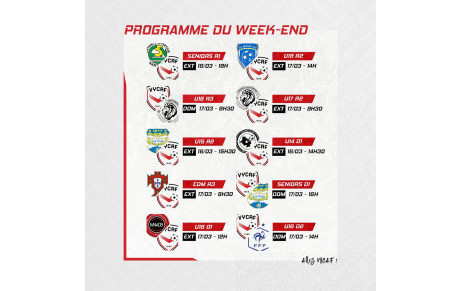 Programme du week-end