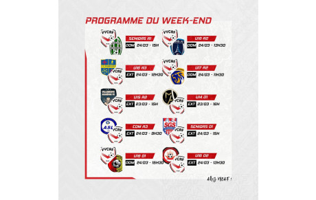 Programme du week-end