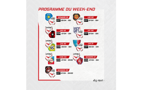 Programme du week-end