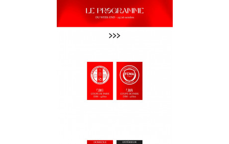 Programme du week-end