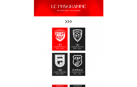 Programme du week-end