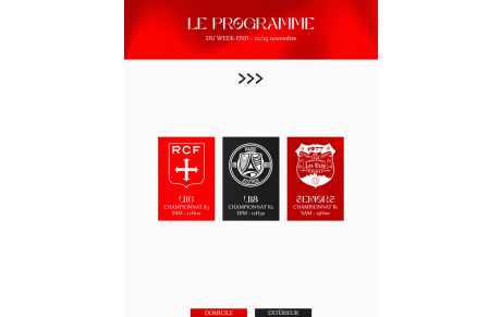 Programme du week-end