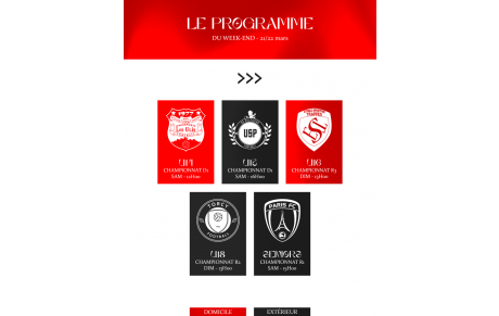 Programme du week-end