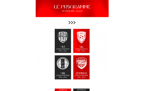 Programme du week-end