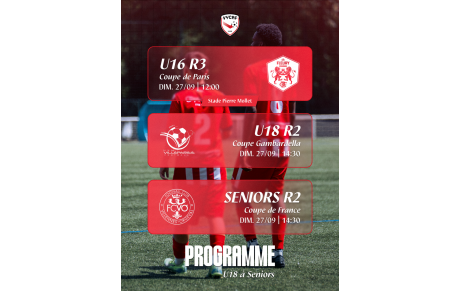Programme du week-end