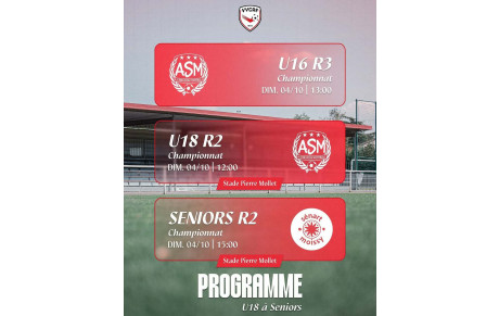Programme du week-end
